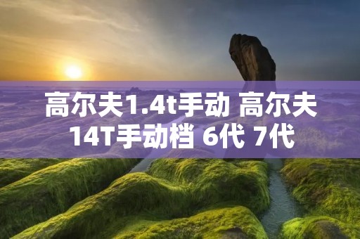 高尔夫1.4t手动 高尔夫14T手动档 6代 7代