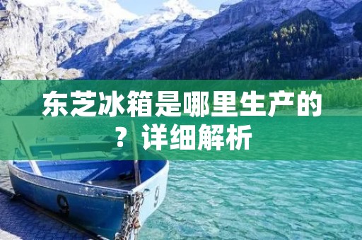 东芝冰箱是哪里生产的?详细解析 东芝冰箱是哪里生产的?详细解析