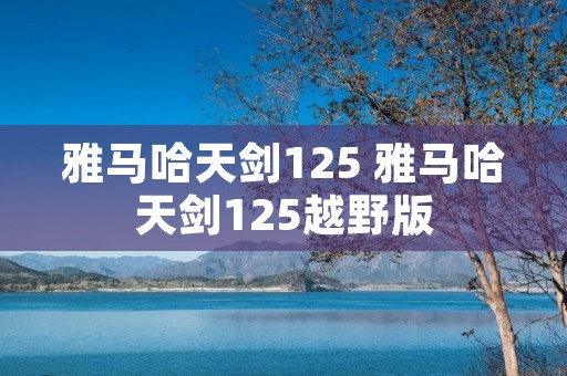 雅马哈天剑125 雅马哈天剑125越野版 雅马哈天剑125 雅马哈天剑125越野版