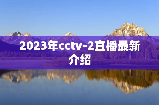 2023年cctv-2直播最新介绍