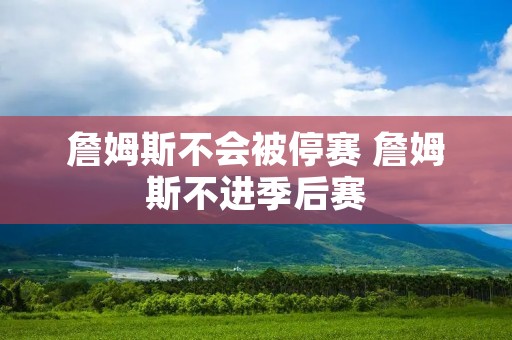 詹姆斯不会被停赛 詹姆斯不进季后赛 詹姆斯不会被停赛 詹姆斯不进季后赛