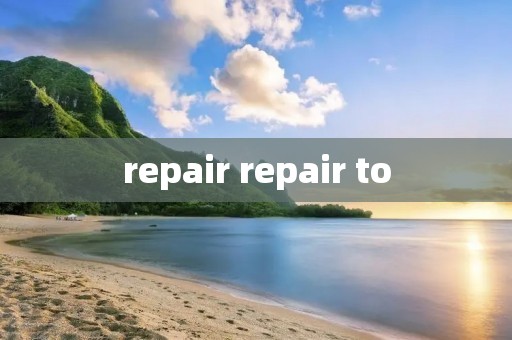 repair repair to repair repair to