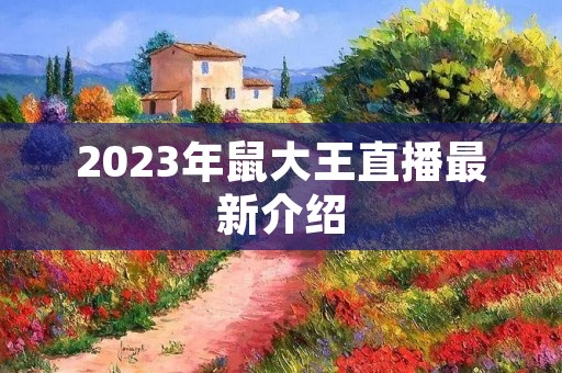 2023年鼠大王直播最新介绍