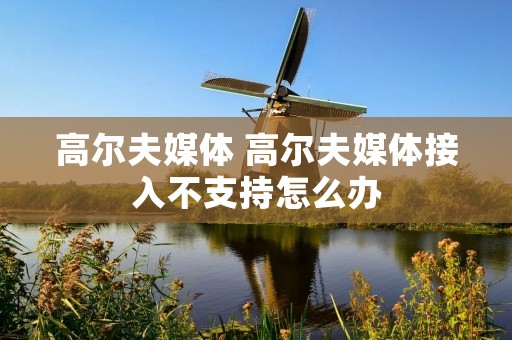 高尔夫媒体 高尔夫媒体接入不支持怎么办 高尔夫媒体 高尔夫媒体接入不支持怎么办