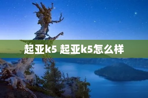 起亚k5 起亚k5怎么样 起亚k5 起亚k5怎么样