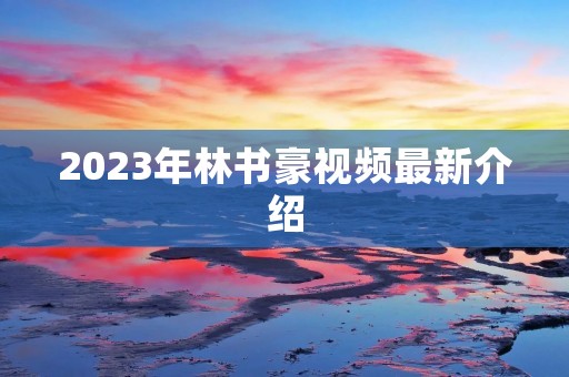 2023年林书豪视频最新介绍