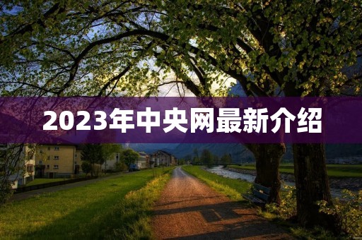 2023年中央网最新介绍 2023年中央网最新介绍