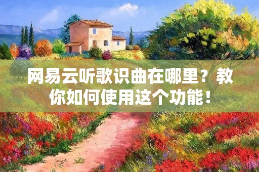 网易云听歌识曲在哪里?教你如何使用这个功能!