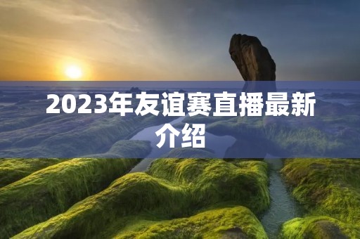 2023年友谊赛直播最新介绍