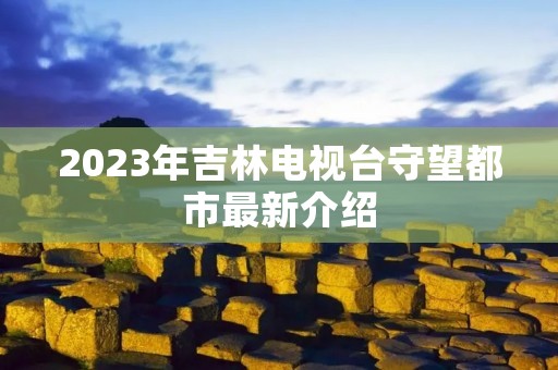 2023年吉林电视台守望都市最新介绍