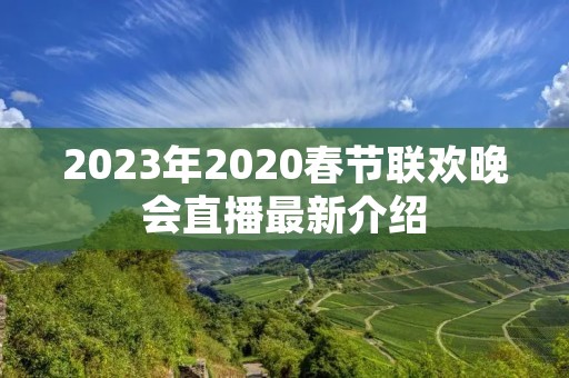 2023年2020春节联欢晚会直播最新介绍 2023年2020春节联欢晚会直播最新介绍