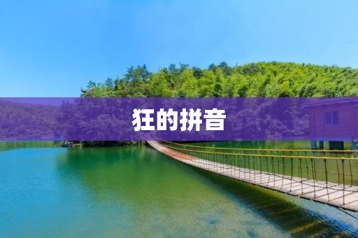 狂的拼音:从“狂”字的起源到现代表达