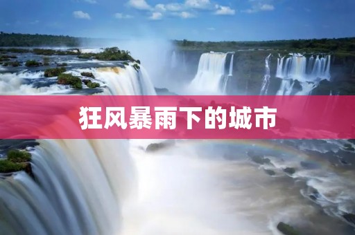 狂风暴雨下的城市
