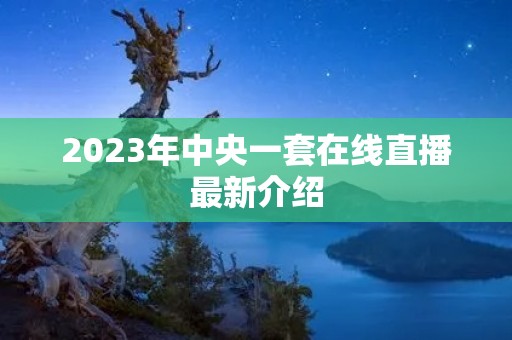 2023年中央一套在线直播最新介绍 2023年中央一套在线直播最新介绍