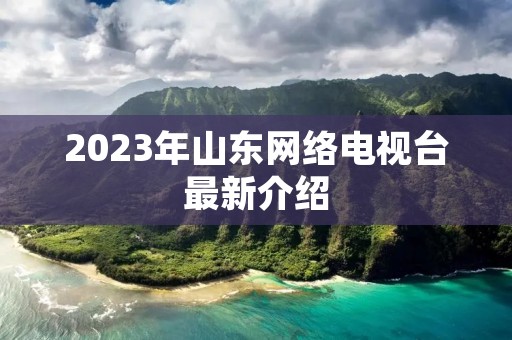2023年山东网络电视台最新介绍