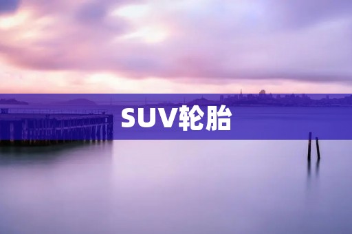 SUV轮胎:选择正确的轮胎,保障行车安全 SUV轮胎:选择正确的轮胎,保障行车安全