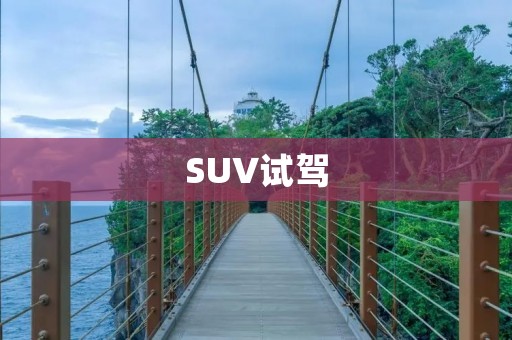 SUV试驾：体验不一样的驾驶乐趣