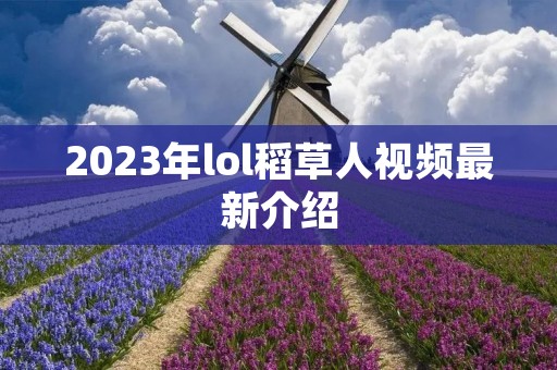 2023年lol稻草人视频最新介绍