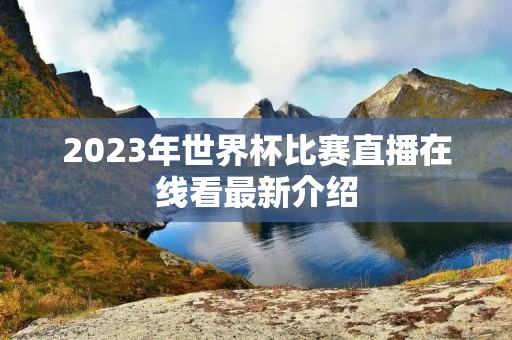 2023年世界杯比赛直播在线看最新介绍