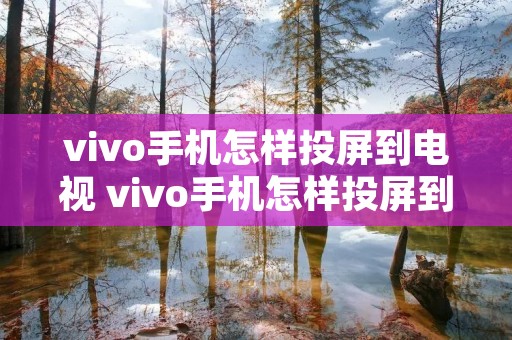 vivo手机怎样投屏到电视 vivo手机怎样投屏到电视上播放电视剧