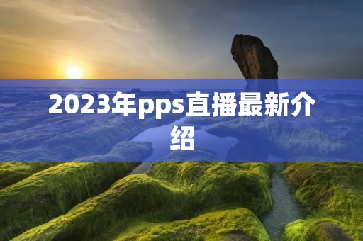 2023年pps直播最新介绍