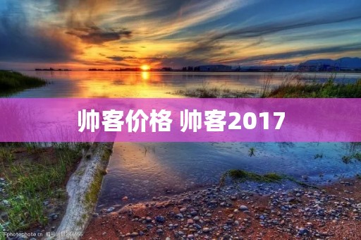 帅客价格 帅客2017 帅客价格 帅客2017