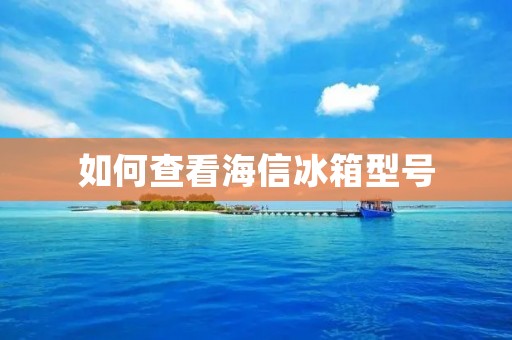 如何查看海信冰箱型号 如何查看海信冰箱型号