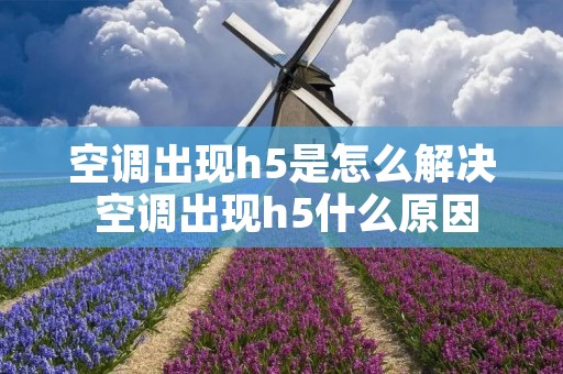 空调出现h5是怎么解决 空调出现h5什么原因 空调出现h5是怎么解决 空调出现h5什么原因