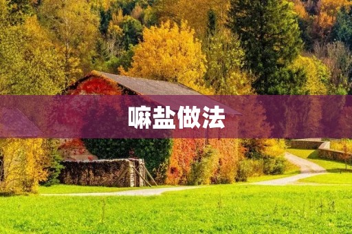 嘛盐做法:教你如何制作最地道的嘛盐 嘛盐做法:教你如何制作最地道的嘛盐