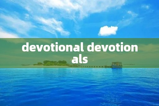 devotional devotionals