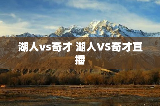 湖人vs奇才 湖人VS奇才直播