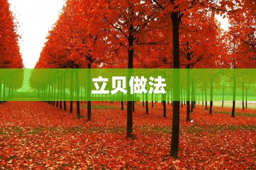 立贝做法:一种新型的制作方法 立贝做法:一种新型的制作方法