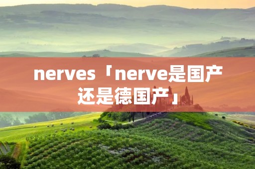 nerves「nerve是国产还是德国产」