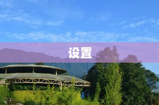 设置