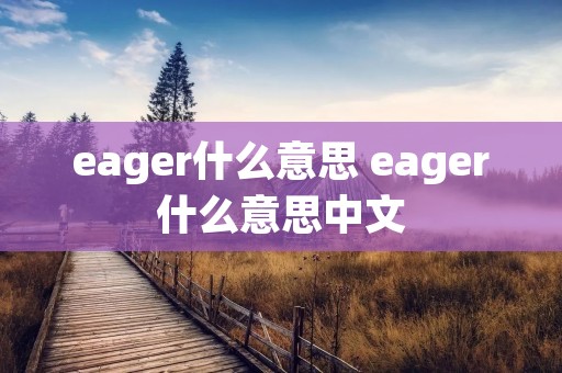 eager什么意思 eager什么意思中文 eager什么意思 eager什么意思中文