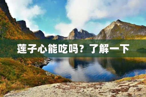 莲子心能吃吗?了解一下 莲子心能吃吗?了解一下