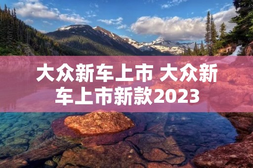 大众新车上市 大众新车上市新款2023 大众新车上市 大众新车上市新款2023