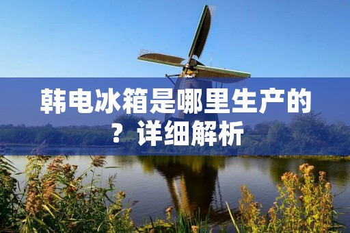 韩电冰箱是哪里生产的?详细解析 韩电冰箱是哪里生产的?详细解析