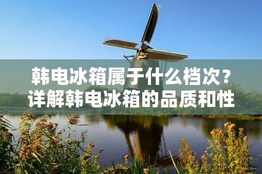 韩电冰箱属于什么档次?详解韩电冰箱的品质和性价比 韩电冰箱属于什么档次?详解韩电冰箱的品质和性价比