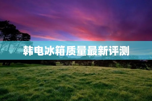 韩电冰箱质量最新评测：哪款性价比最高？