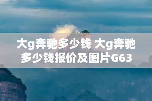 大g奔驰多少钱 大g奔驰多少钱报价及图片G63 大g奔驰多少钱 大g奔驰多少钱报价及图片G63