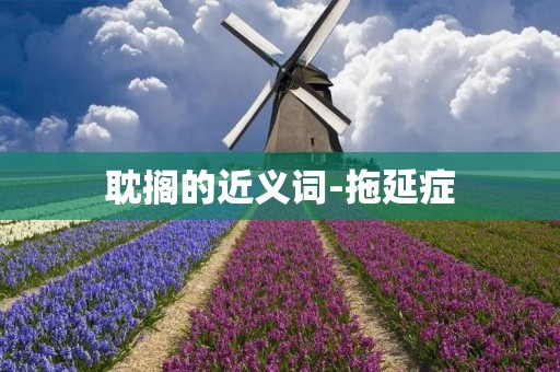 耽搁的近义词-拖延症
