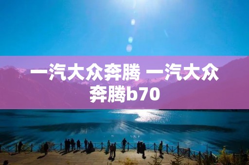 一汽大众奔腾 一汽大众奔腾b70 一汽大众奔腾 一汽大众奔腾b70