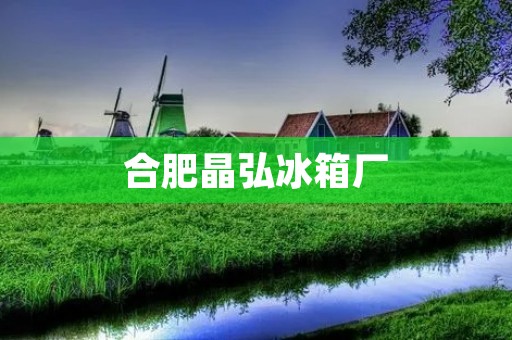合肥晶弘冰箱厂:品质与服务并重的冰箱制造商 合肥晶弘冰箱厂:品质与服务并重的冰箱制造商