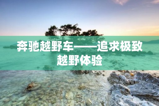 奔驰越野车——追求极致越野体验