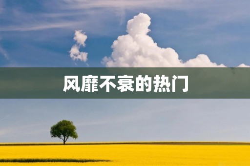 风靡不衰的热门 风靡不衰的热门