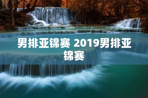 男排亚锦赛 2019男排亚锦赛