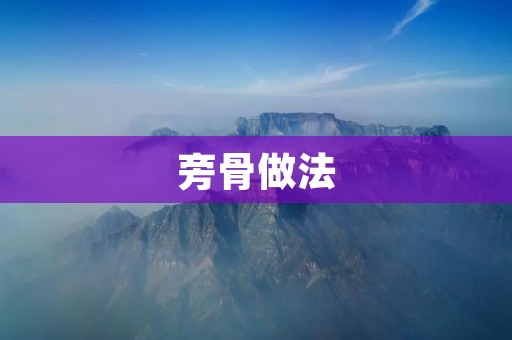 旁骨做法:一种美味的传统中式烹饪方法 旁骨做法:一种美味的传统中式烹饪方法