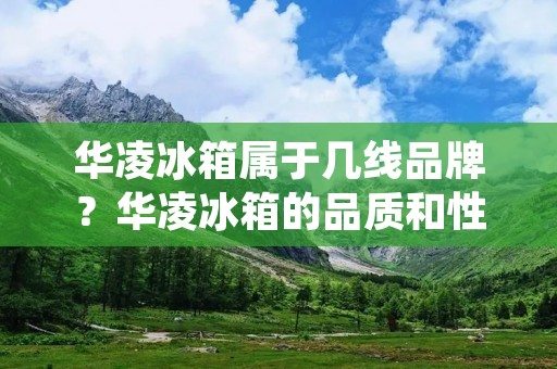 华凌冰箱属于几线品牌？华凌冰箱的品质和性价比如何？