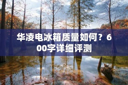 华凌电冰箱质量如何?600字详细评测 华凌电冰箱质量如何?600字详细评测